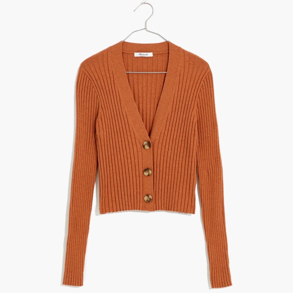 Madewell Brenville Crop Cardigan Sweater